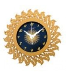 Sunflower Glass covered Analog Wall Clock RC-0376